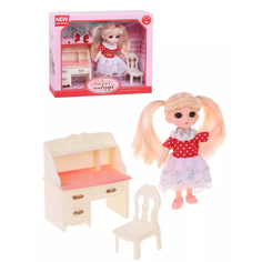 Игровой наборМодница, в компл. кукла 15см. предм. 2шт. Наша Игрушка 200917699