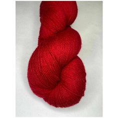 Пряжа для вязания шерсть 8/2 Red 240-250г. Нет бренда