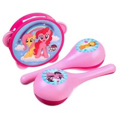 Музыкальные инструменты «Маракасы и бубен» My little pony, 3 предмета Hasbro