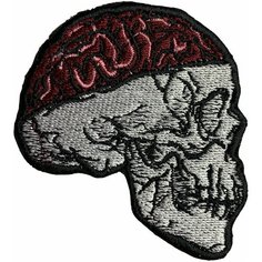 Нашивка, шеврон, патч (patch) Трепанация, размер 6*6 см, 1шт. Нет бренда