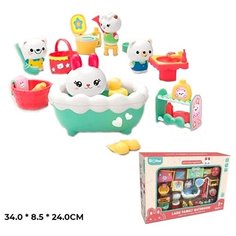 Игровой набор QL077-2 Ванная комната с питомцами в кор. Китайская игрушка2