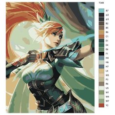 Картина по номерам Т349 "Mobile Legends: МИЯ" 60x80 Brushes Paints