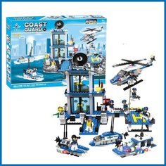 Конструктор Сити Полицейская береговая охрана LXA328 совместим с лего (LEGO)