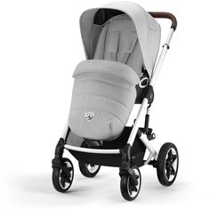 Прогулочная коляска Cybex Talos S Lux, lava grey, цвет шасси: серебристый