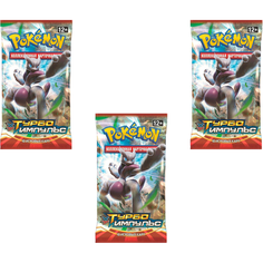 Покемон карты коллекционные: 3 бустера Pokemon издания XY8 Турбо Импульс (на русском) Nintendo
