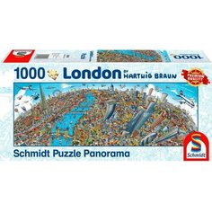 Schmidt Пазл панорама «Хартвиг Браун. Панорама города - Лондон», 1000 элементов