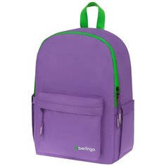 Рюкзак Berlingo "Regular Purple", 40х27х16 см, 1 отделение, 3 кармана, уплотненная спинка (RU09191)