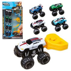 Набор игровой Машинки с пусковым устройством, дальность до 2м, пластмассовые, с аксессуарами, размер A Btoys