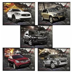 Альбом для рисования А4 24 листа скоба обложка картон HATBER 205х290 мм "JEEPING" 24А4В, 22 шт