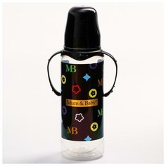 Бутылочка для кормления, ТероПром, 5399847, 250 мл, цилиндр, с ручками