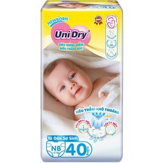 Ультратонкие детские подгузники для новорожденных UniDry Newborn Ultra Thin, 0-5 кг