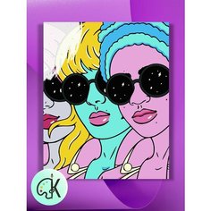 Картина по номерам на холсте Звездные девушки, 40 х 50 см КУЛЬТУРА ЦВЕТА