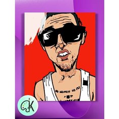Картина по номерам на холсте Mac Miller, 40 х 50 см КУЛЬТУРА ЦВЕТА