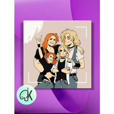 Картина по номерам на холсте Metal Family, 40 х 40 см КУЛЬТУРА ЦВЕТА