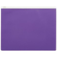 Папка-конверт на молнии Attache Color (А5, 160мкм, пластик) фиолетовая, 12шт.