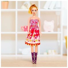 Кукла-модель «Даша» в платье, микс 1 Toy