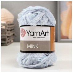 Пряжа "Mink" 100% полиамид 75м/50гр (351 голубой) Yarn Art