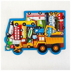 Головоломка "Машины", размер 28х20 см Нет бренда