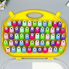 Набор фигурных дыроколов в сундуке d=1 см, 58 шт микс Арт Узор