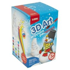 Lori 3D игрушка-раскраска "Забавный снеговик"