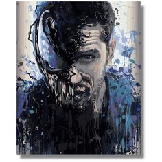 Картина по номерам "Веном Venom" холст на подрамнике 40х50