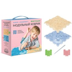 Детский массажный коврик ортодон, набор Лабиринт, 2 пазла