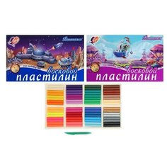 Пластилин мягкий (восковой), 32 цвета, 475 г, "Фантазия", микс Без бренда