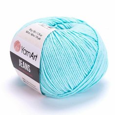 Пряжа YARNART Jeans (YarnArt), айсберг - 76, 55% хлопок, 45% полиакрил, 10 мотков, 50 г, 160 м.