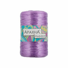 Пряжа ARACHNA "Raffia" 100% полипропилен 5 шт х 50 г 200 м (50 розовая сирень)