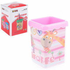 Подставка для канцелярских принадлежностей, Cartoon, размер 8*9см, пластик, ассорти 3 цвета, картон Mazari