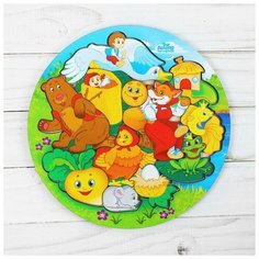 Головоломка «Русские народные сказки». В наборе 1шт. Лесная мастерская