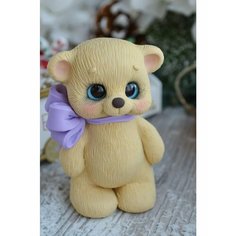 Форма для мыла Мишутка с бантом Hobby Page