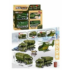 Игровой набор Транспорт инерционный, в комплекте 4шт, коробка Наша Игрушка