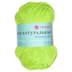 Пряжа Пехорка Хлопок Натуральный- 2 мотка 483-Незрелый лимон 100% хлопок 425м/100г