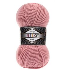 Пряжа Alize Superlana midi (Ализе Суперлана миди) - 1 шт Цвет: 161 пудра, 75% акрил 25% шерсть, 100 г 170 м