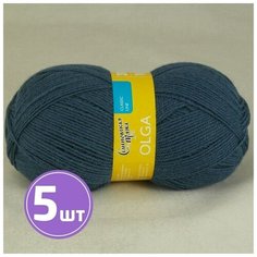 Пряжа Семеновская пряжа Olga (10937), гроза 5 шт. по 100 г