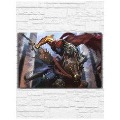 Картина по номерам на холсте Darksiders (дарксайдерс, PS, Xbox, PC, Switch) - 10344 60х40