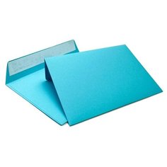 Конверт из цветной бумаги С4 (229*324) голубой - 100 шт. Pack24