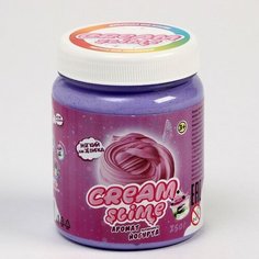 Игрушка ТМ «Slime»Cream-Slime с ароматом черничного йогурта, 250 г ВОЛШЕБНЫЙ МИР