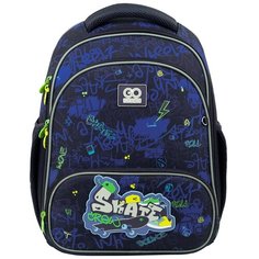 Каркасный школьный рюкзак для мальчика KITE Education Skate Crew GO22-597S-4
