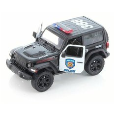 Машинка игрушечная Jeep Wrangler Полиция 13 см MSN Toys