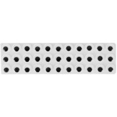 Глазки на клеевой основе, набор 33 шт, размер 1 шт: 1 см Школа талантов