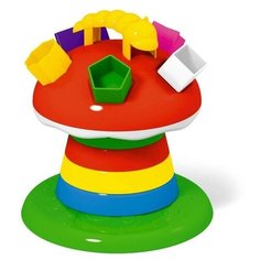 Логическая пирамидка-сортер Гриб на поляне Случай