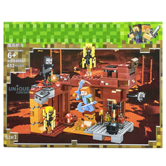 Конструктор Подземелье / Мост ифрита 6 В 1 / Пещера с Лавой 452 детали Toys