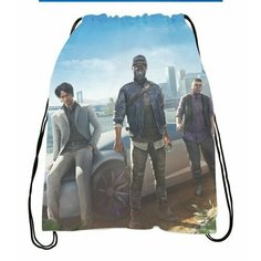 Сумка-мешок для обуви Watch Dogs, Сторожевые псы №3 Migom