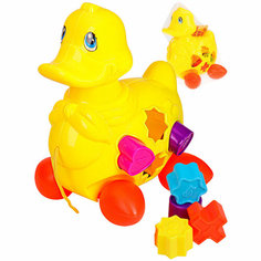 Каталка Сортер Уточка И-1666 Рыжий кот