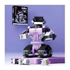 Конструктор Robots Фиолетовый Робот на радиоуправлении 318 детали Toys