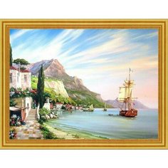 Алмазная мозаика на подрамнике 40х50см DIY