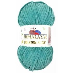 Пряжа Himalaya Dolphin baby зеленая бирюза (80354), 100%полиэстер, 120м, 100г, 3шт