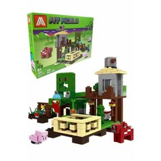 Конструктор набор Minecraft Майнкрафт Ранчо криперов 410 дет нет бренда